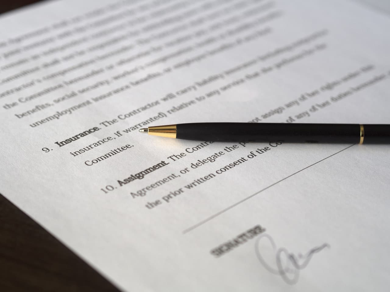 Get It In Writing with a contract
