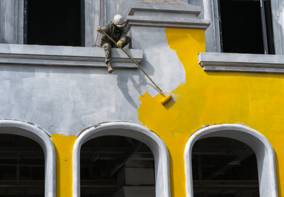 Commercial exterior painting